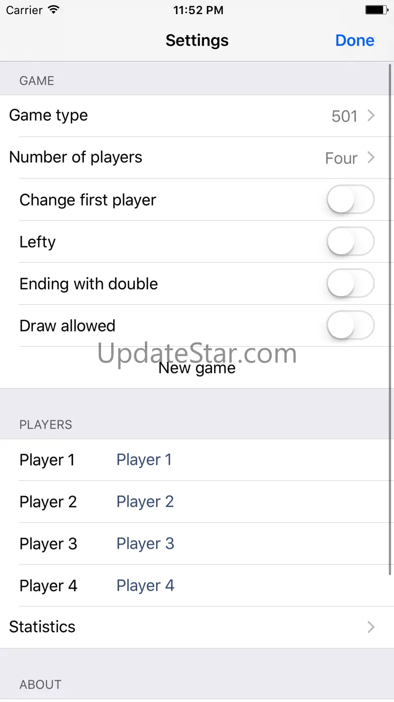 Darts Score Board 1.10