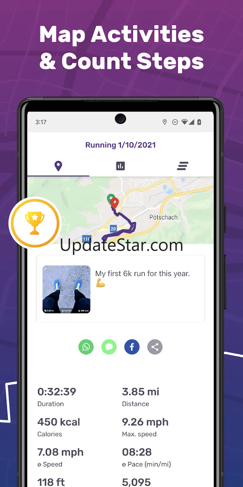 Running Tracker App – FITAPP 8.6.8
