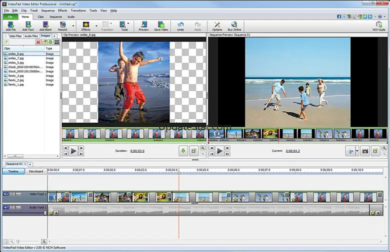 VideoPad Free Video Editor 18.42