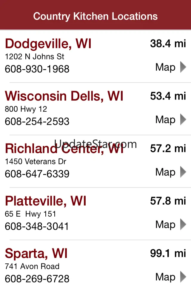 Country Kitchen Restaurants Locator 2.2.0