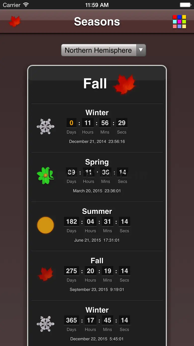 Seasons App 1.4.2