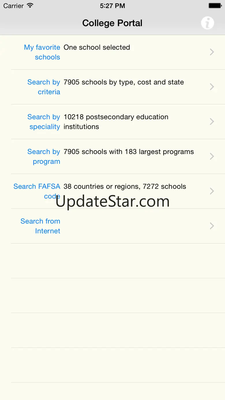 College Portal - FAFSA 2.1.1