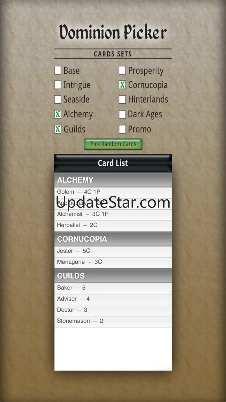 Dominion Picker 1.4