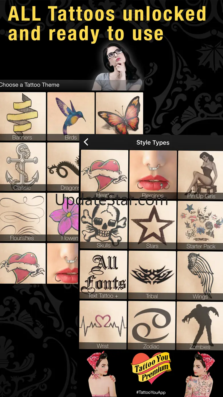 Tattoo You Premium - Use your camera to get a tattoo 3.0.4