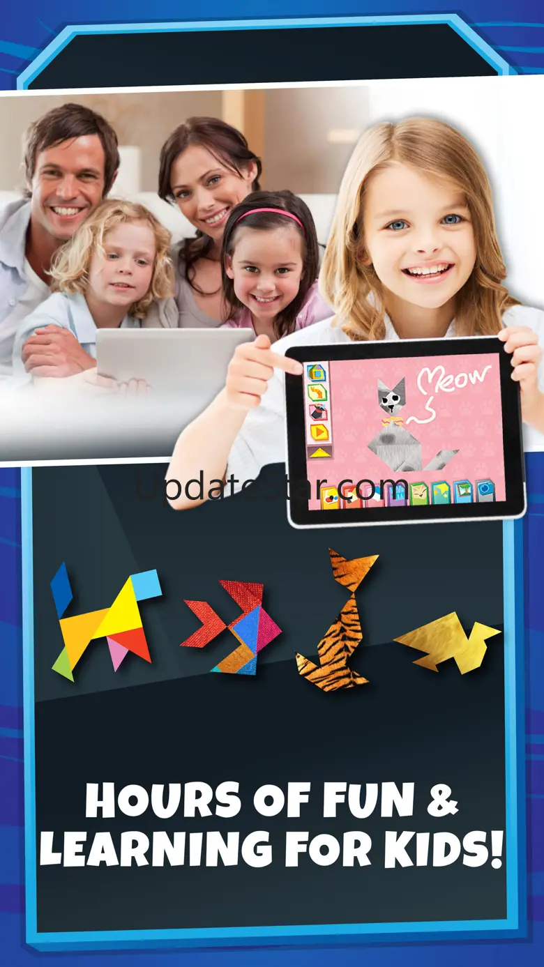 Kids Learning Puzzles: Sea Animals, Tangram Tiles 3.6.3