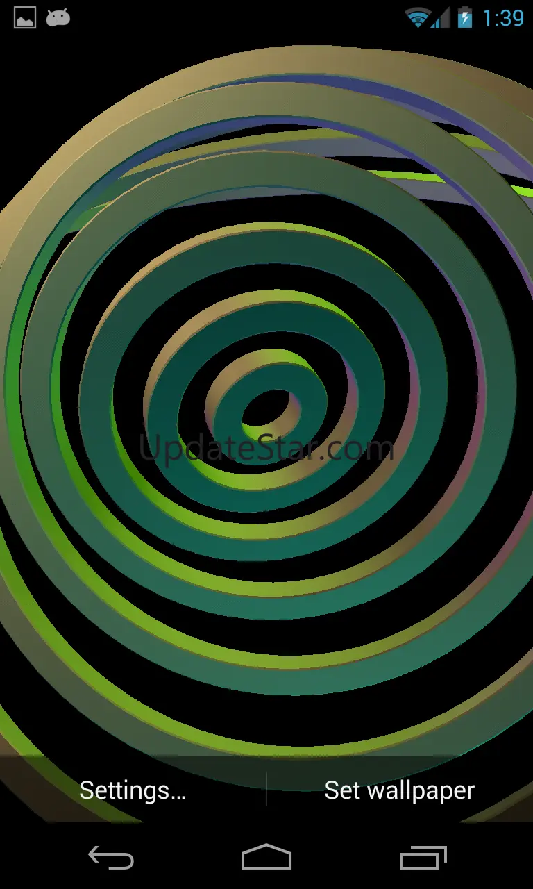 3D Hypnotic Spiral Rings FREE 1.23