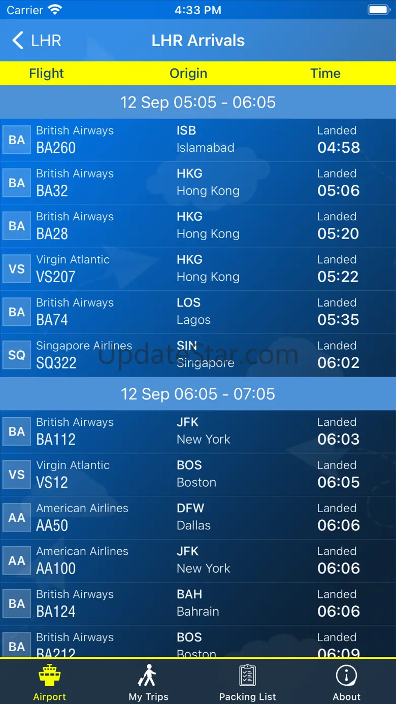 Heathrow Airport Info + Radar 11.0