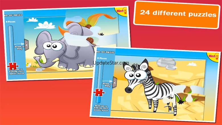Animal Jigsaw Puzzle: Cartoon Puzzles for Kids 2.0