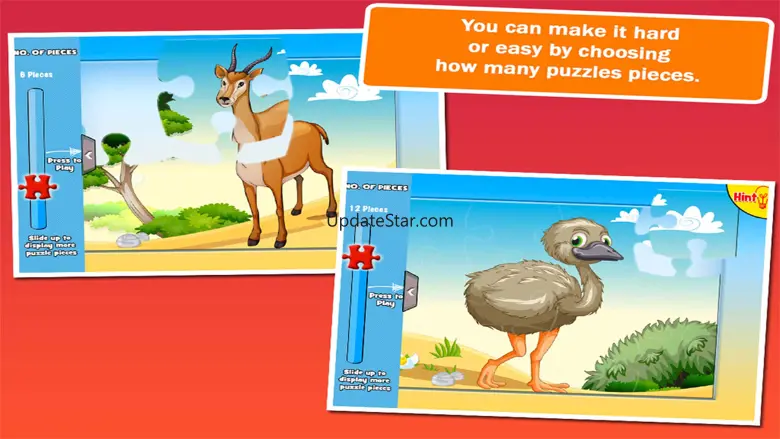 Animal Jigsaw Puzzle: Cartoon Puzzles for Kids 2.0