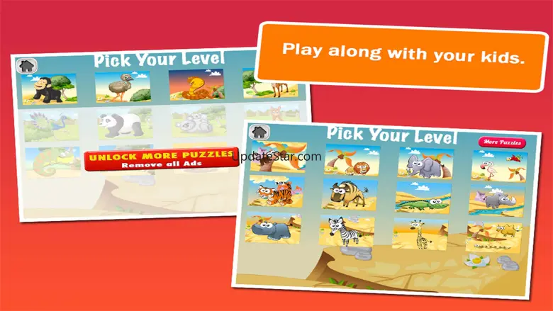 Animal Jigsaw Puzzle: Cartoon Puzzles for Kids 2.0