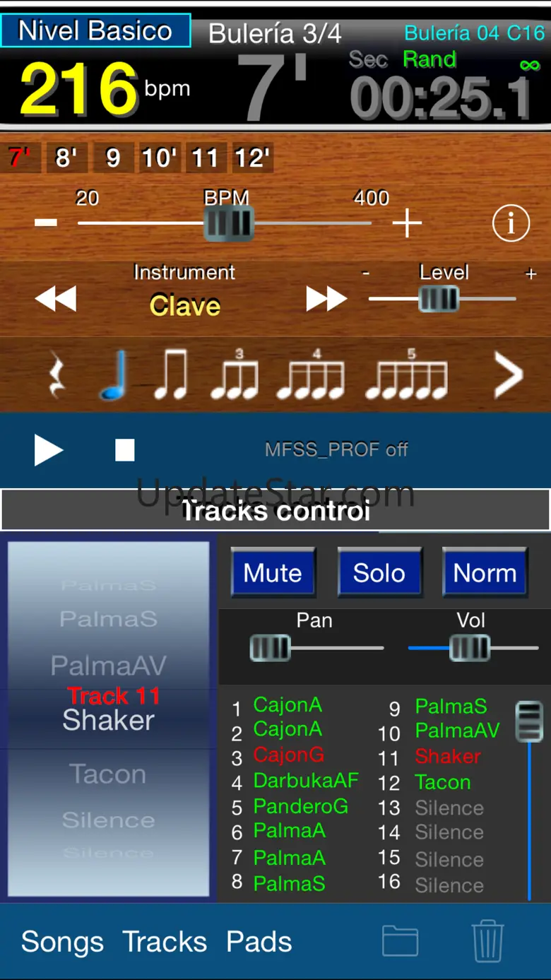 Flamenco Metronome Sevilla Soft 2.0.0
