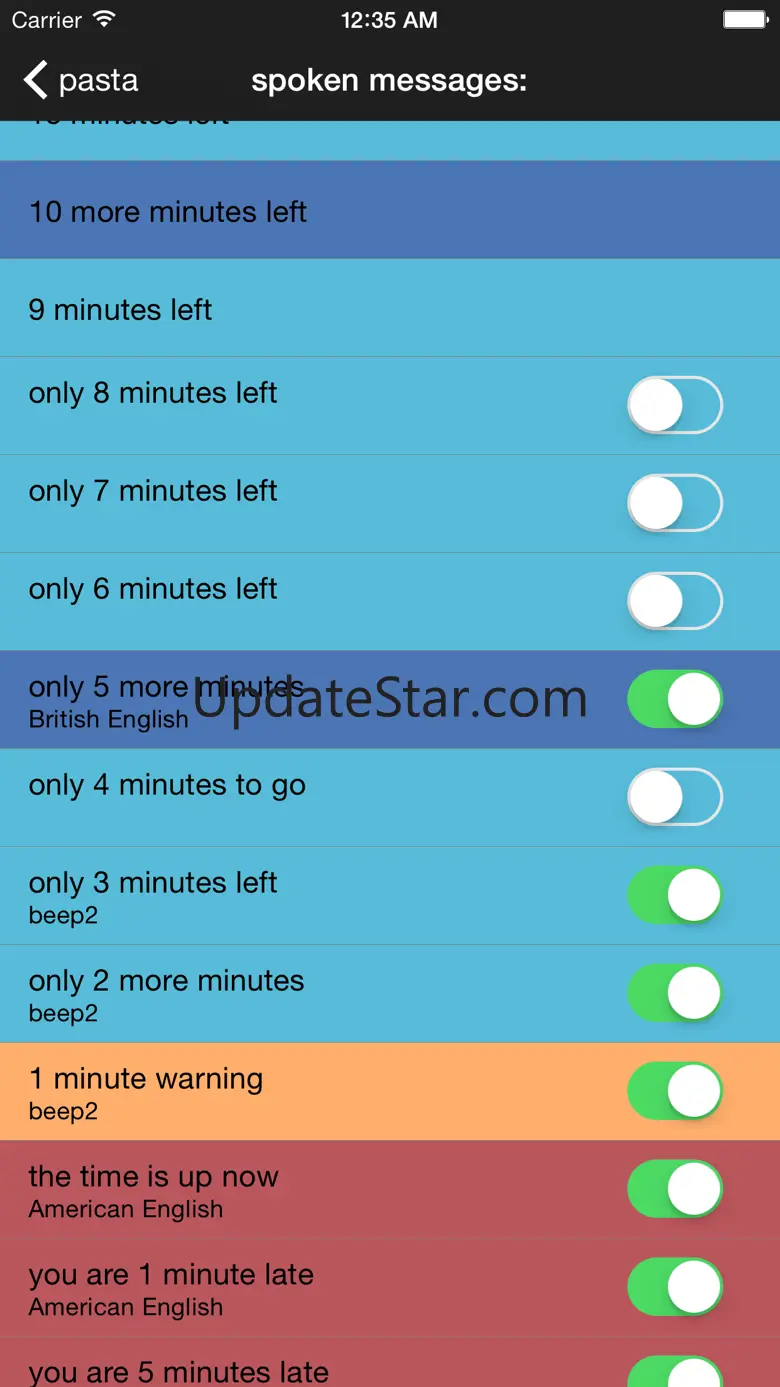 Talking Chef Timers to Check TalkTime 2.46