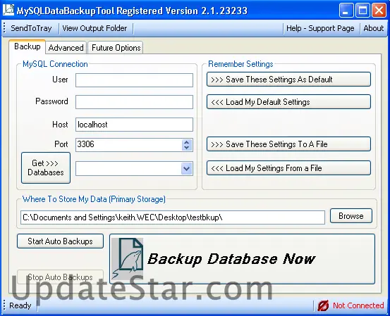 MysqlDataBackupTool 1.0