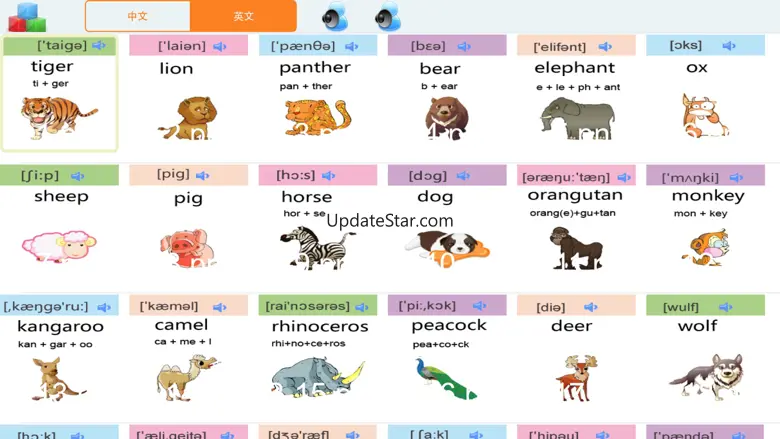 BabyLearnChinese-Animals 1.1