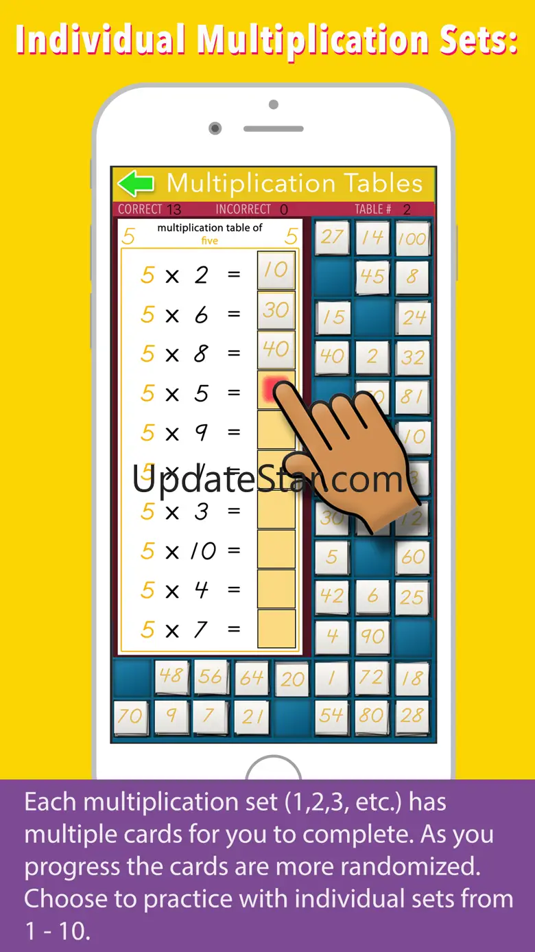 Multiplication Tables - Math 2.1