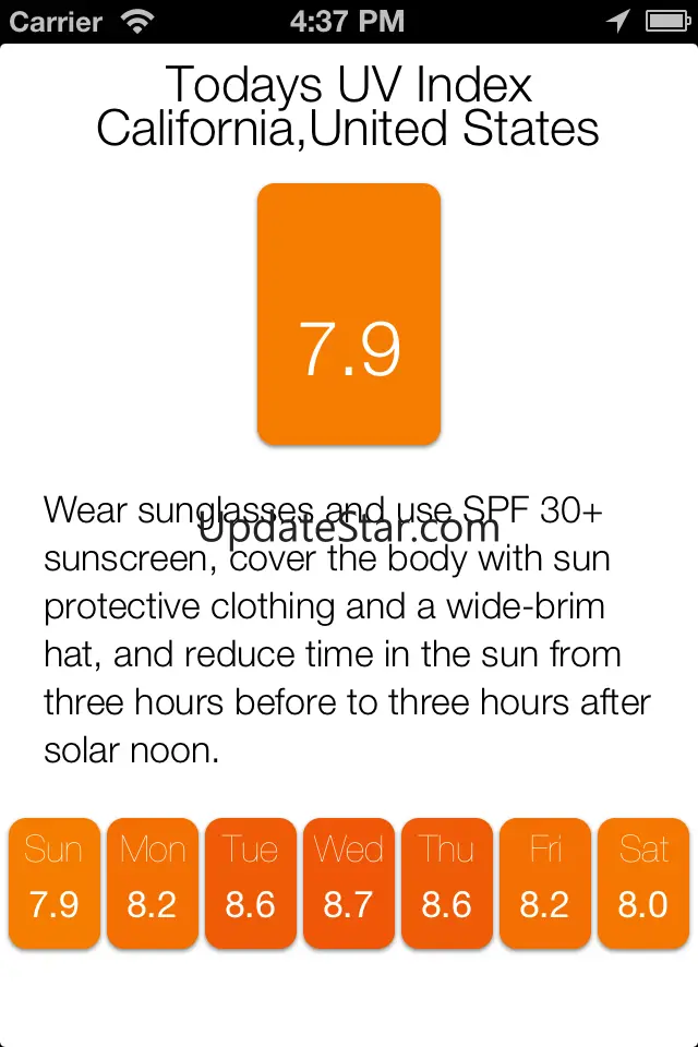 Sunscreen - UV Index, Protect your skin from the sun 1.03