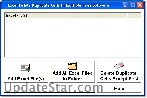 Excel Delete Duplicate Cells In Multiple Files Software 7.0