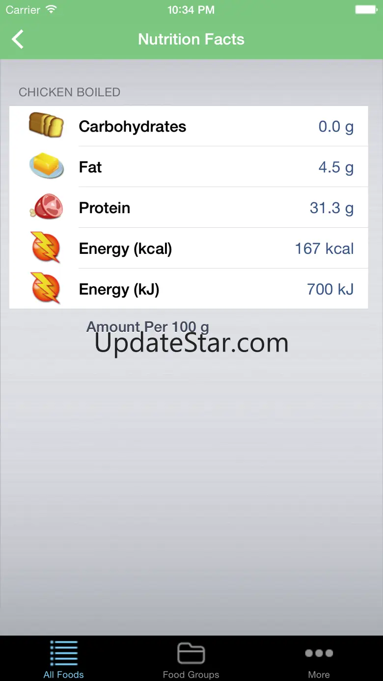 Max 5% Carbs - Low Carb Food and Nutrition Database 2.1