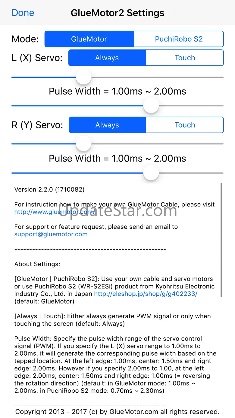 GlueMotor2 2.2.0