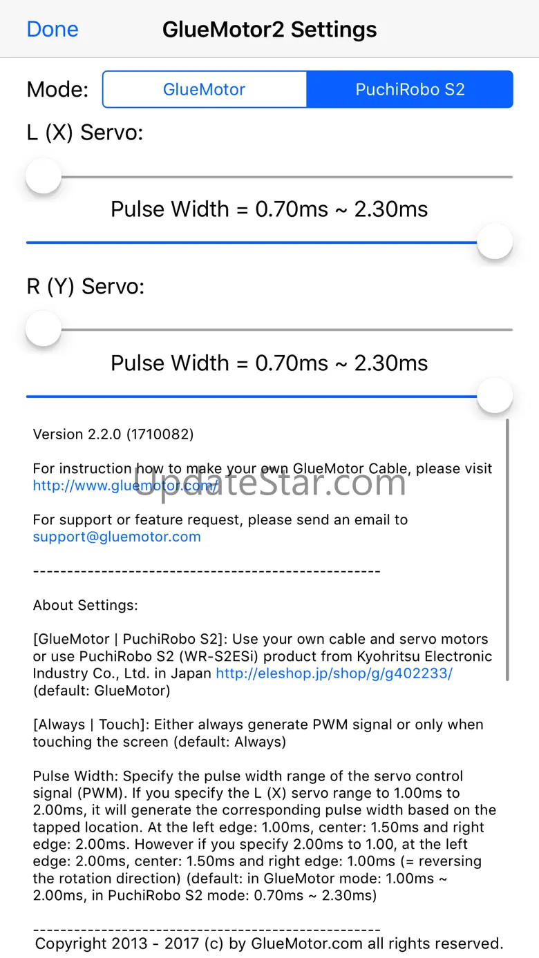 GlueMotor2 2.2.0