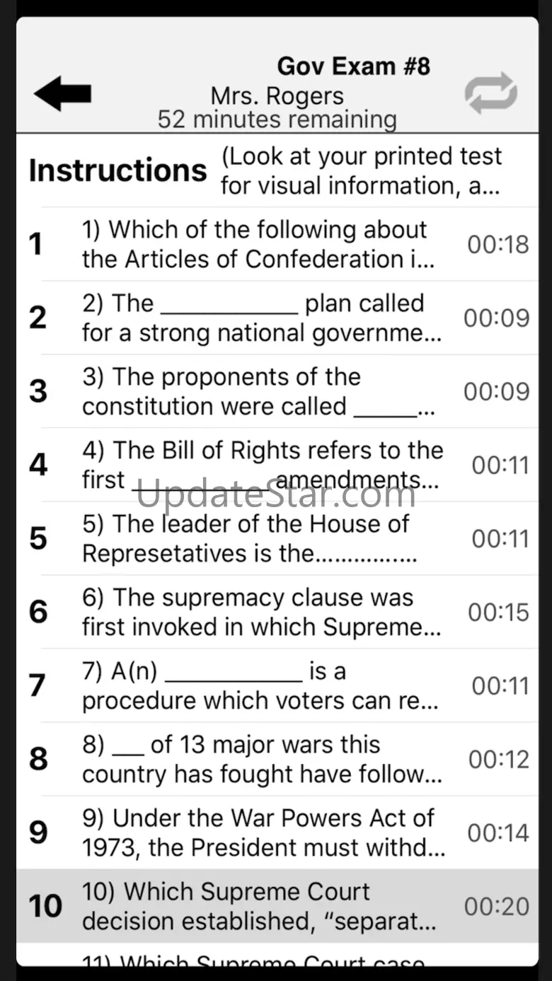 Audio Exam Player (iPhone) 1.82