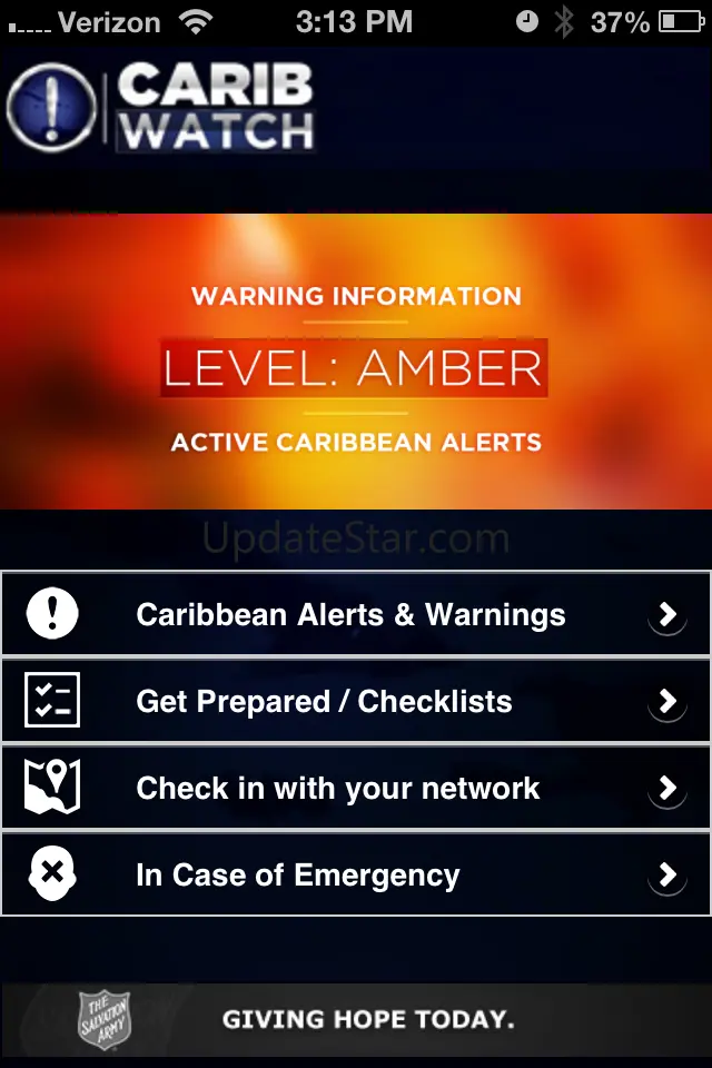 CaribWatch Caribbean Hurricane & Emergency Alerts 1.0.2