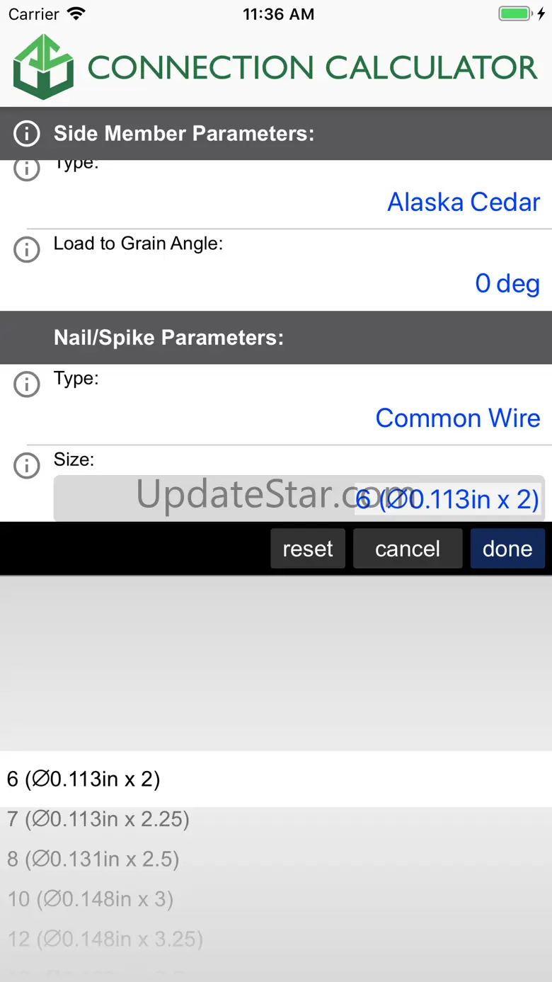 AWC Connection Calc 2.4.22