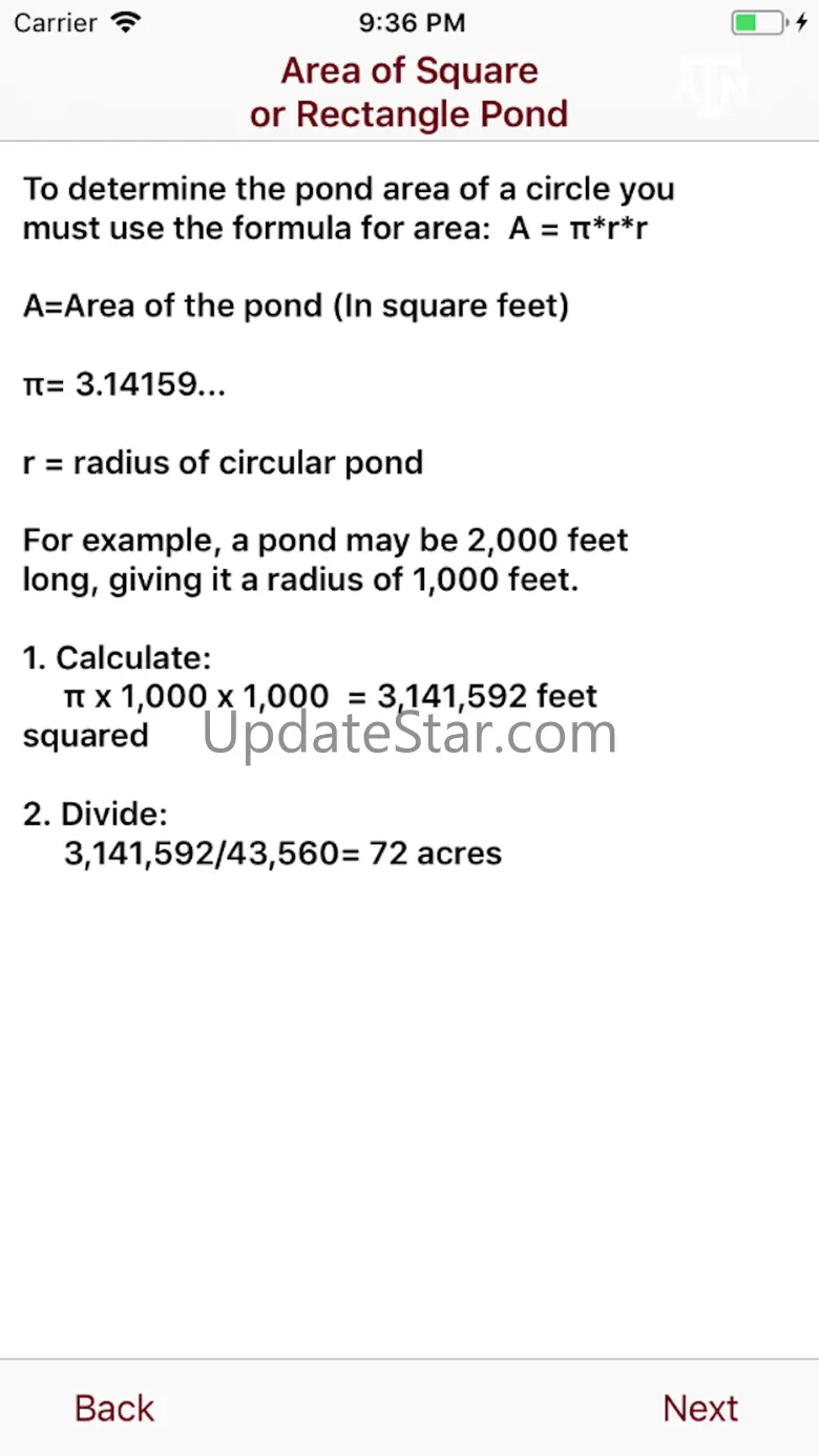 PondCalc 1.1