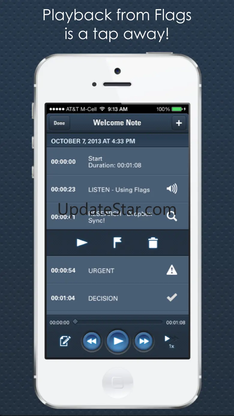 CaptureAudio FREE - Audio Record & Type Notes 1.7