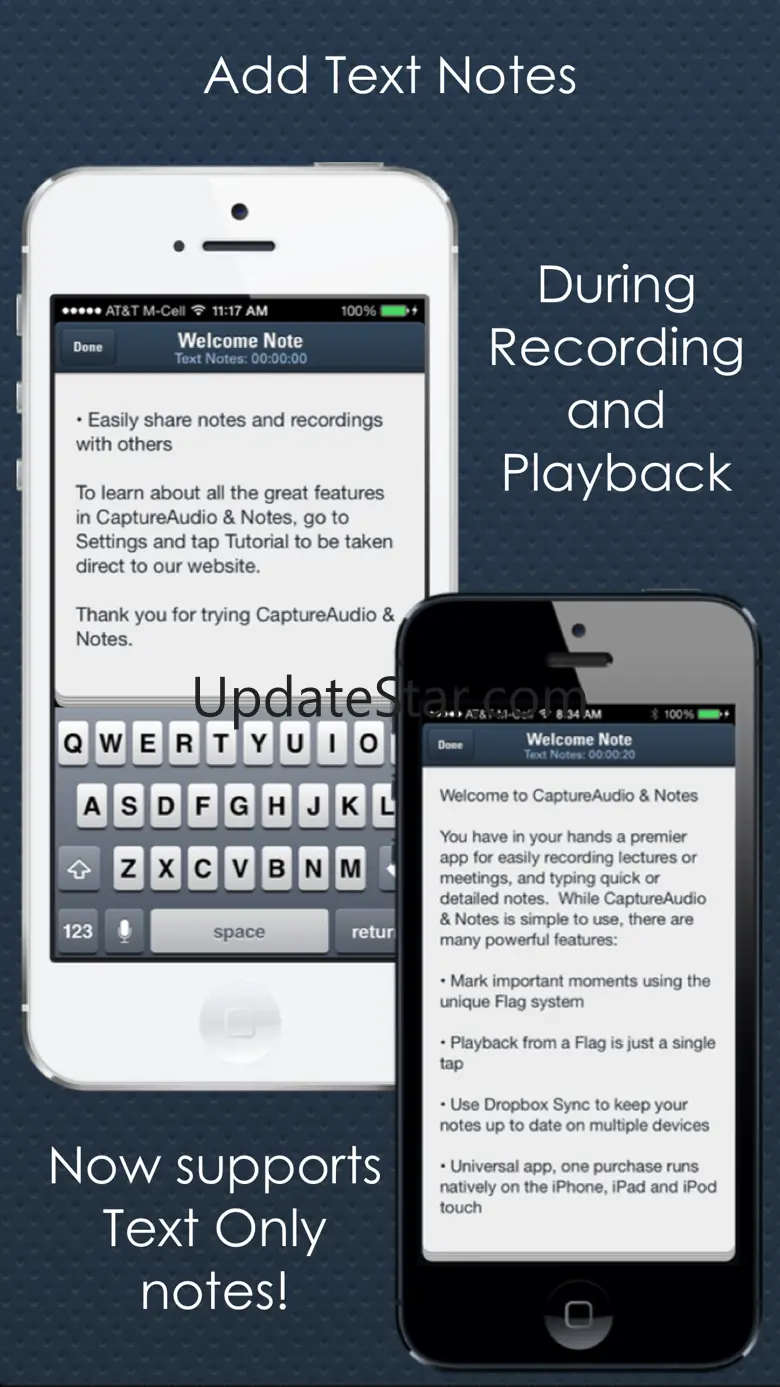 CaptureAudio FREE - Audio Record & Type Notes 1.7