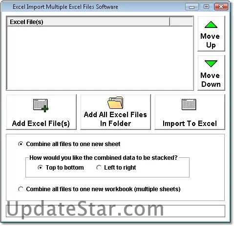 Excel Import Multiple Excel Files Software 7.0