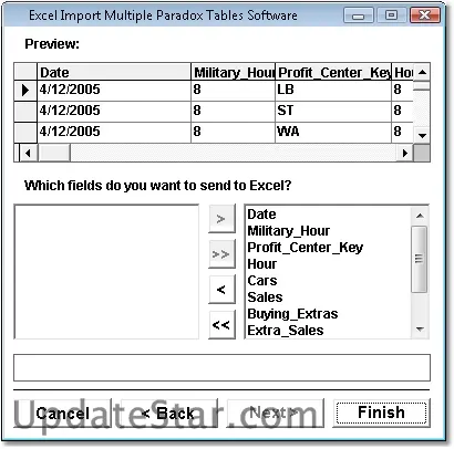 Excel Import Multiple Paradox Tables Software 7.0