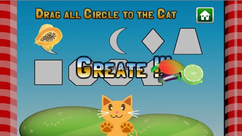 QCat - toddler shape educational game (free) 2.4.1