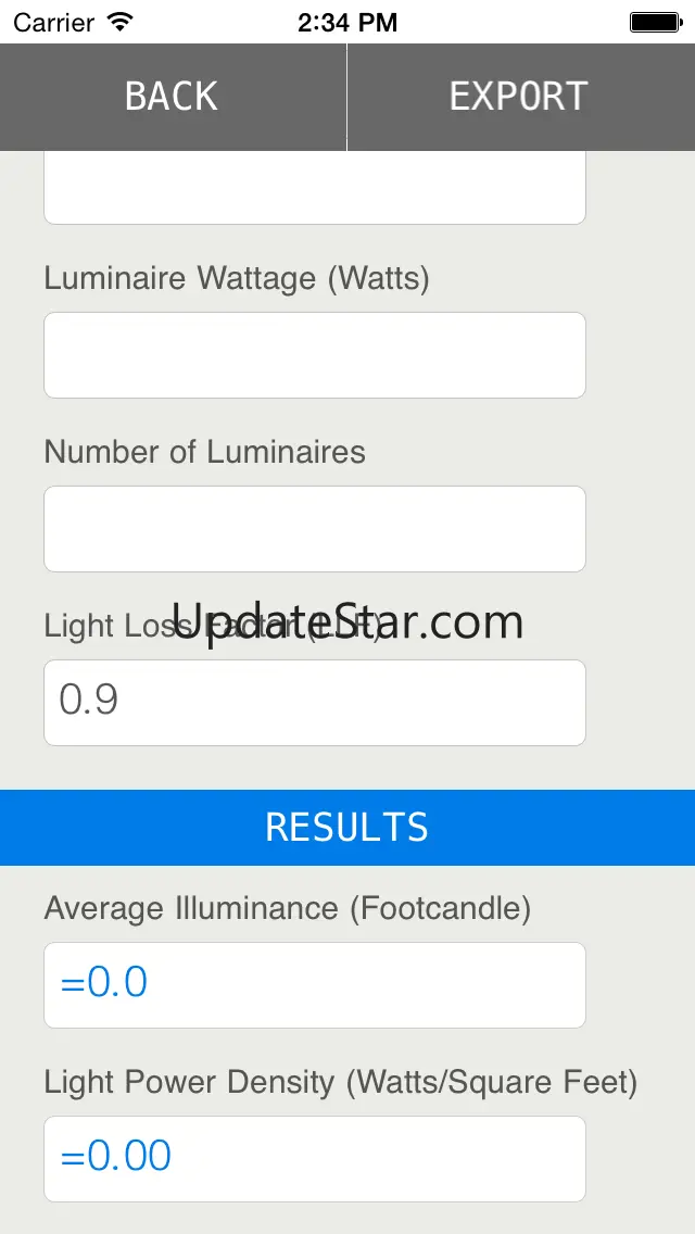 Light Calc: Lighting Calculator for Lighting Designers 1.1