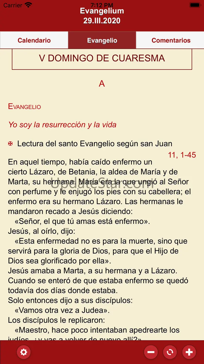 Evangelium Gospel 21
