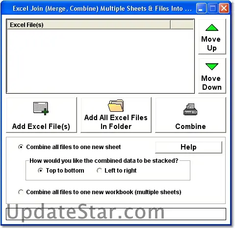 Excel Join (Merge, Combine) Multiple Sheets & Files Into One Software 7.0