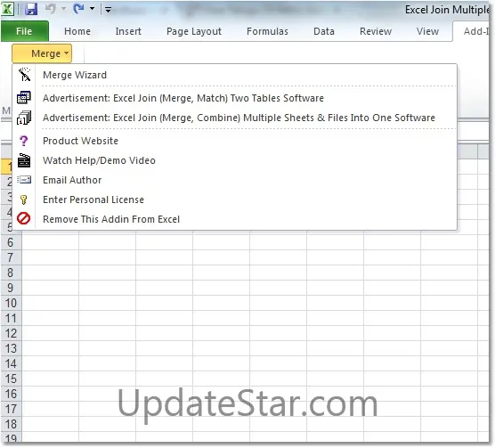 Excel Merge (Combine) Cells, Columns, Rows & Data Software 7.0