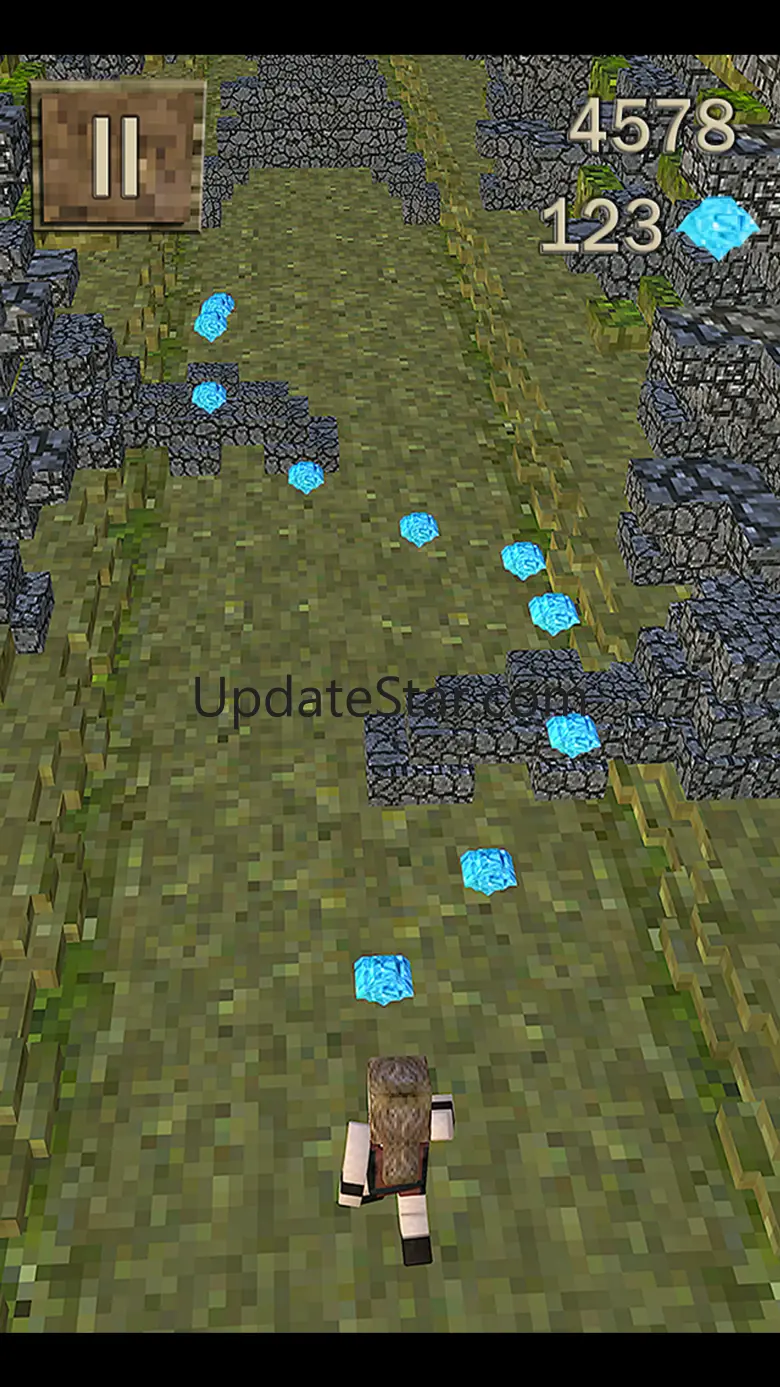 3d Block-Head Jungle Survival Pixel Runner 1.1