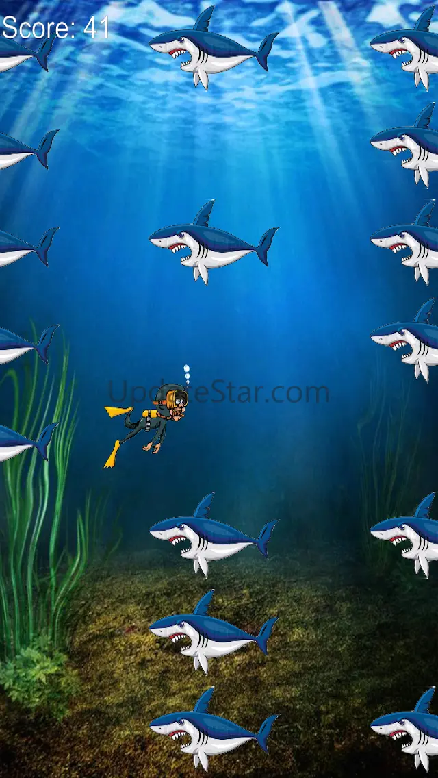 Adorable Diver Under Sea - Dangerous Shark Chase Free 1.1