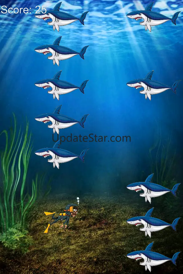 Adorable Diver Under Sea - Dangerous Shark Chase Free 1.1