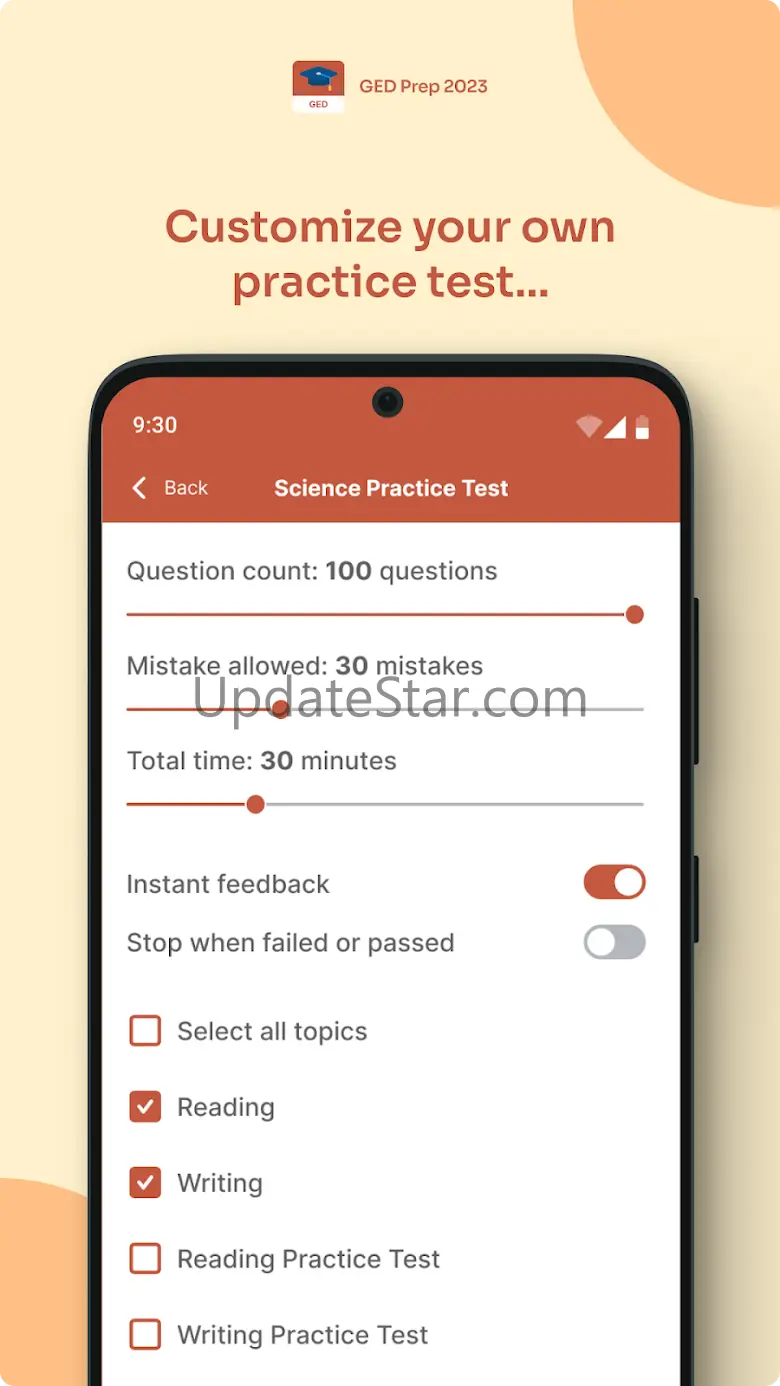 GED® Practice Test Prep 2025 10.1.4