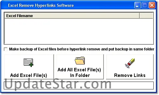 Excel Remove Hyperlinks Software 7.0