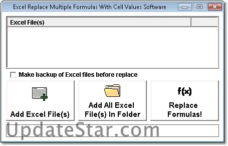 Excel Replace Multiple Formulas With Cell Values Software 7.0