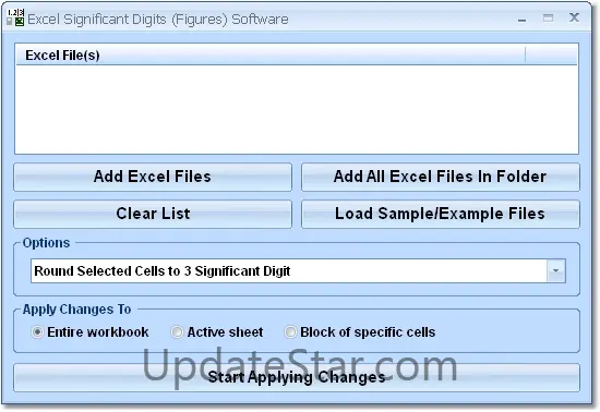 Excel Significant Digits (Figures) Software 7.0
