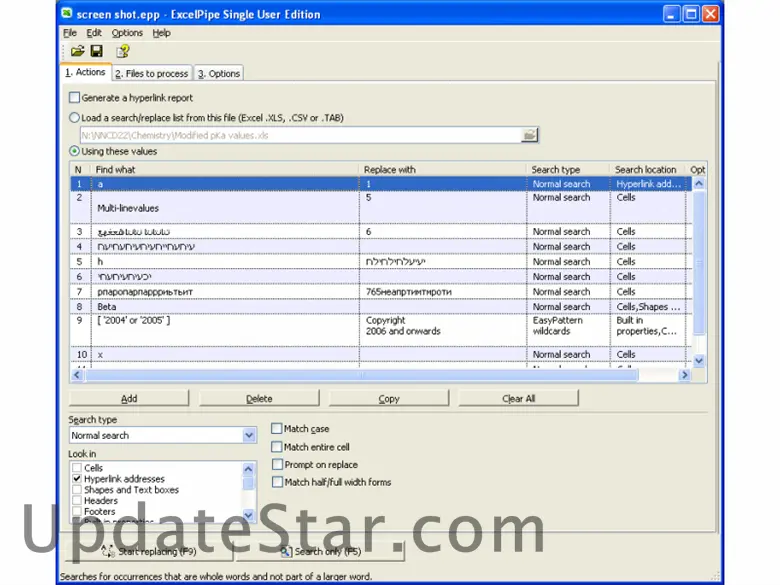 ExcelPipe Search and Replace 4.4.3
