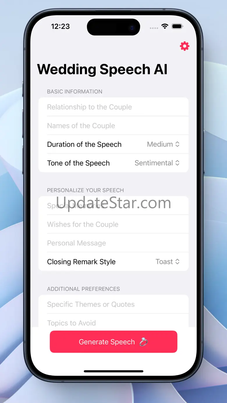 Best Man Speech Generator AI 1.2