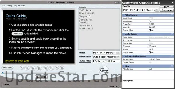 Cucusoft DVD to PSP Converters