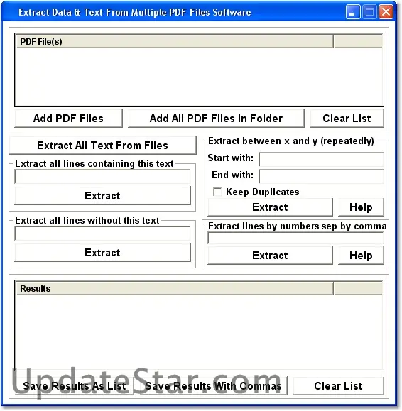 Extract Data & Text From Multiple PDF Files Software 7.0