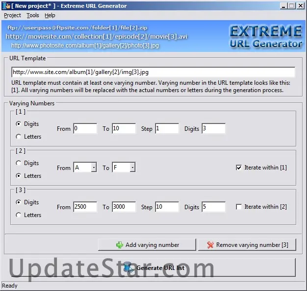 Extreme URL Generator 2.0