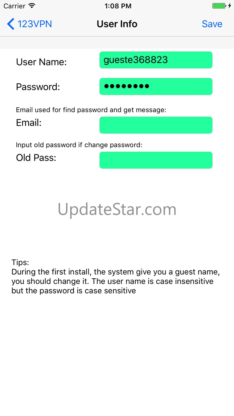 123VPN - Reliable and Simple 2.8